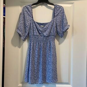 Light blue floral dress